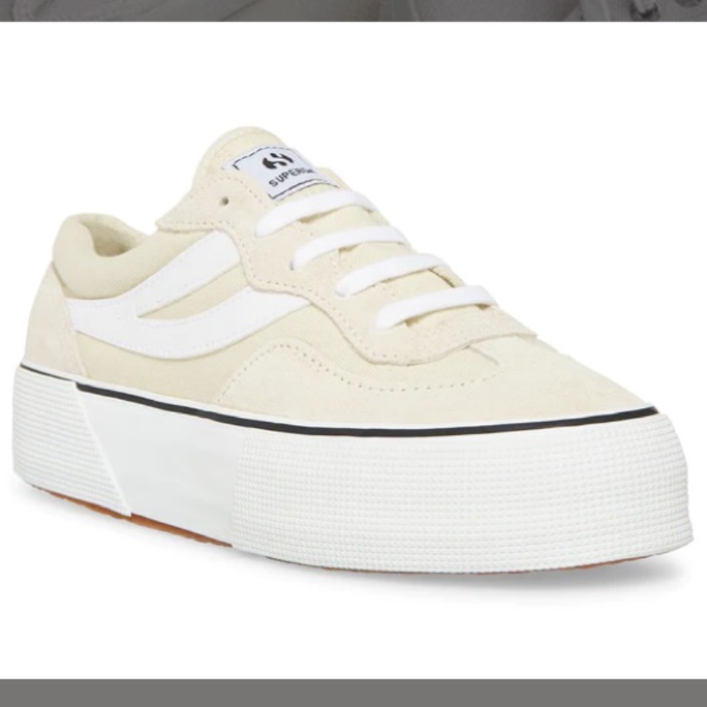 SUPERGA - REVOLLEY COLORBLOCK PLATFORM WHITE MULTI